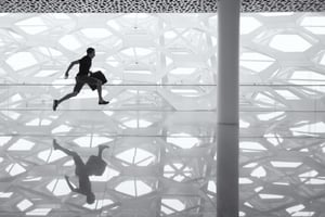 Man who is running