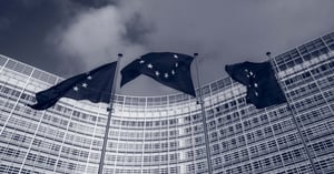 EU flags